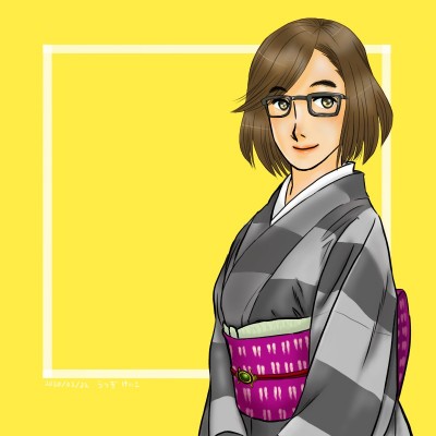 SNS用似顔絵アイコンイラスト