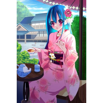大正浪漫娘の午後のお茶会