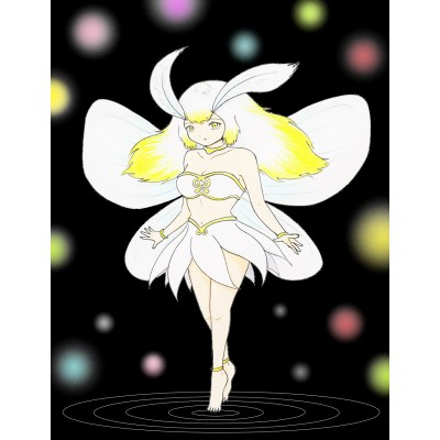 白い蛾の妖精