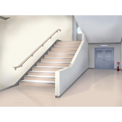 学校背景素材集「階段・１階」