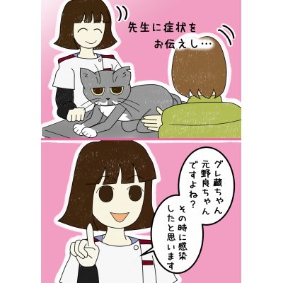やはり風邪だったグレ蔵さん